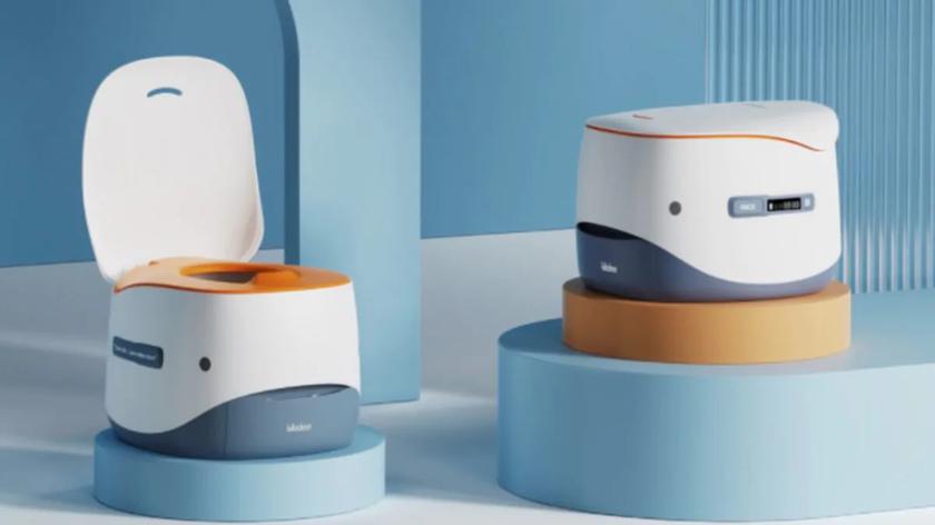 Xiaomi introduced a smart baby toilet that packs used diapers (and not only)