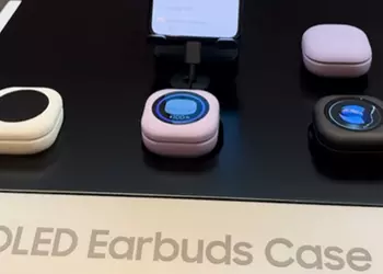 Samsung has revealed a Galaxy Buds headphone case with OLED display