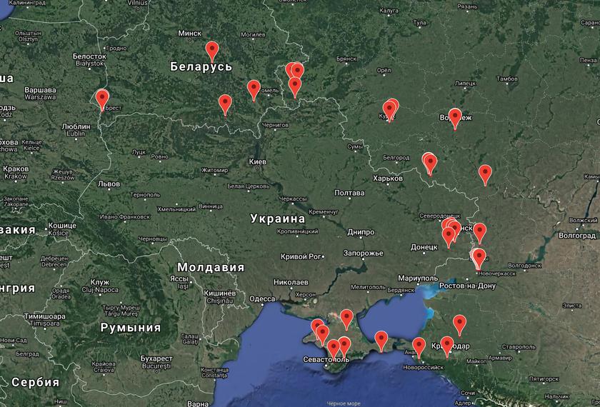 kordon.io: сервис, который позволяет мониторить активность армии РФ возле границ Украины