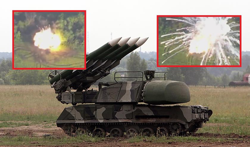 Вооружённые Силы Украины показали кадры эффектного уничтожения российского зенитно-ракетного комплекса «Бук М1-2»