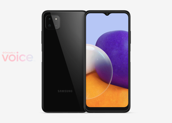 The main characteristics and official renders of Samsung Galaxy A22 5G and Galaxy A22 4G leaked to the network