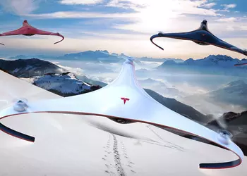 Дизайнер придумал концепт дрона Tesla, который захочется купить, даже если вам не нужен дрон