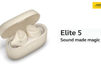 Jabra Elite 5: auriculares TWS con Bluetooth 5.2, aptX, ANC, protección IP55, duración de la batería de hasta 28 horas y compatibilidad con Google Fast Pair por 149 dólares