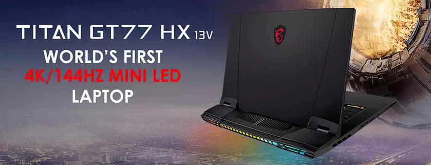 MSI анонсировала первый в мире игровой ноутбук с дисплеем Mini LED 4K с частотой кадров 144 Гц