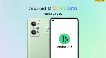 Realme GT 2 a reçu une version bêta d'Android 13