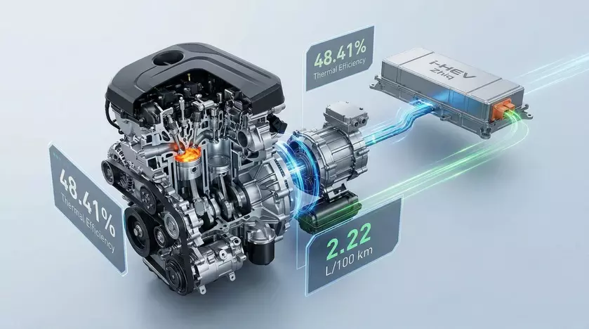 Гибридная установка Geely i-HEV Zhiqing