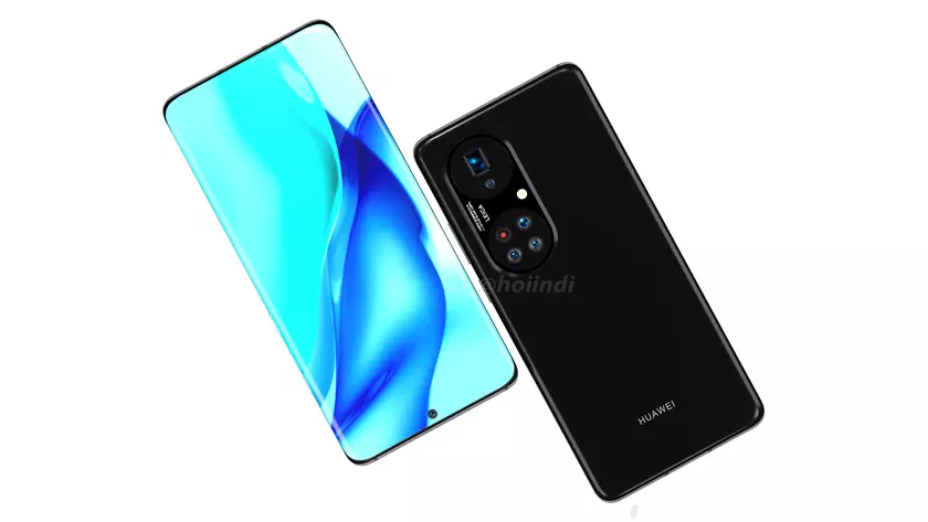 Huawei P50 Pro+ показали на рендерах: странные круги и очень много камер