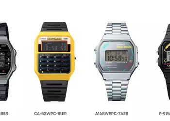 Коллекция часов Pac-Man от Casio: яркие модели с Bluetooth и калькулятором доступны в Европе