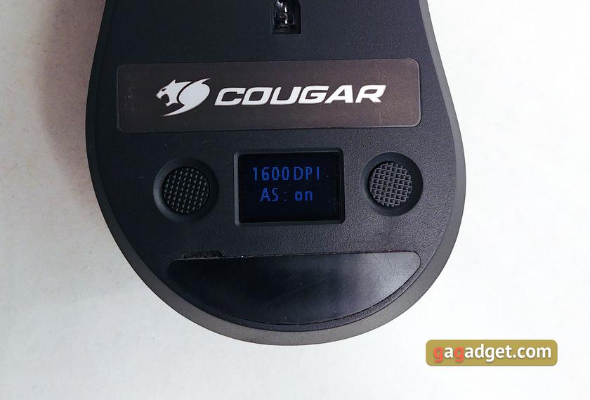 Обзор Cougar Surpassion: геймерская мышь с дисплеем и полной настройкой без ПО-31