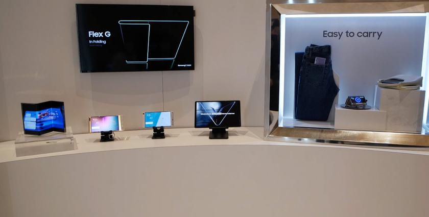 Samsung показала сгибаемые устройства Flex S, Flex G, Flex Note и Flex Slidable