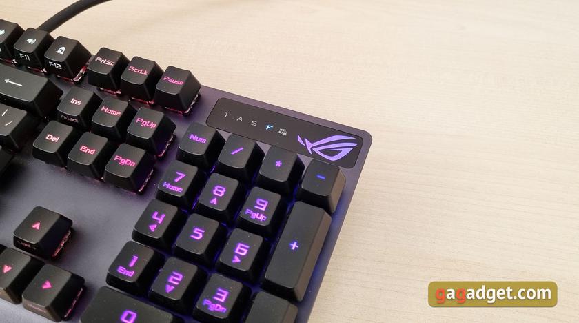 ASUS ROG Strix Scope RX Review: an Opto-Mechanical Gaming Keyboard with Water Protection-6