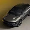 Миниатюра высокого угла передней части Lotus Eletre