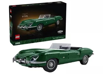 Jaguar E-Type в исполнении LEGO: 1673 детали британского аристократизма