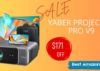 YABER Projector Pro V9 - Limited time deal $171 OFF! 