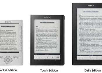 Sony Reader Daily Edition: электронная книга с диагональю 7 дюймов