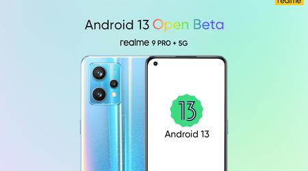 realme released a beta version of Android 13 for realme 9 Pro and realme 9 Pro+