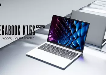 Tecno представляет доступный ноутбук MegaBook K16S с процессором Ryzen 5