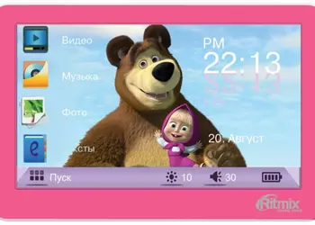 Детский портативный медиаплеер Ritmix RP-450M HD
