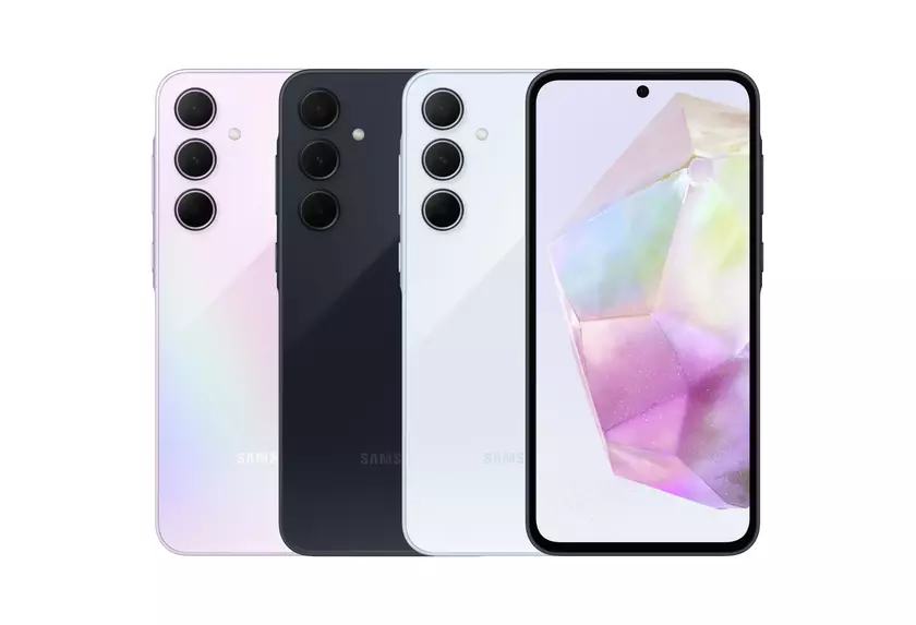 Samsung Galaxy A55 и Galaxy A35 появились на официальных пресс-рендерах