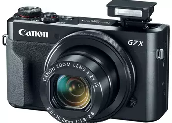 Цифрокомпакт Canon PowerShot G7 X Mark II с большой матрицей и новым процессором DIGIC 7