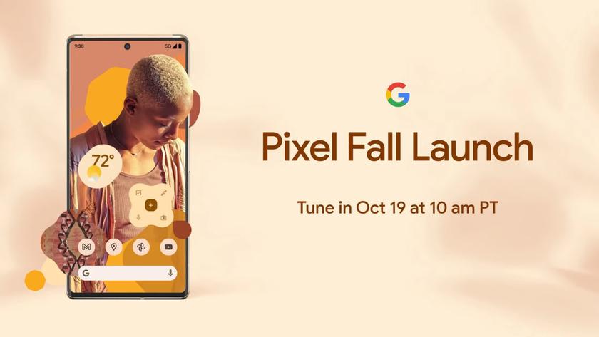Официально: смартфоны Google Pixel 6 и Pixel 6 Pro с фирменным чипом Tensor представят 19 октября
