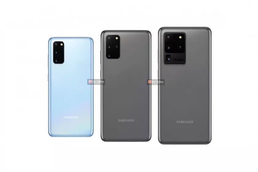 Официальные рендеры трио флагманов Samsung Galaxy S20 и их цены