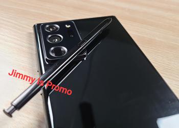 Samsung Galaxy Note 20 Ultra на «живых» фото: чёрная расцветка, квадро-камера и дисплей с очень тонкими рамками