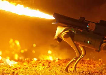 Thermonator - первый в мире робот-пес с огнеметом теперь доступен для покупки