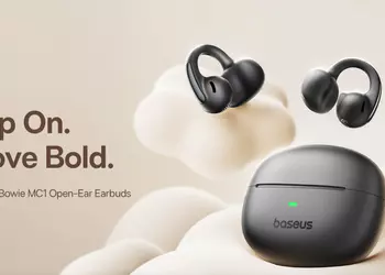 Альтернатива Huawei FreeClip: новые наушники Baseus Bowie MC1 с Bluetooth 5.4