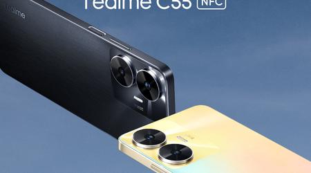realme C55: display da 6,72 pollici FHD+ a 90Hz, chip Helio G88, NFC e una controparte Dynamic Island dell'iPhone 14 Pro a 162 dollari