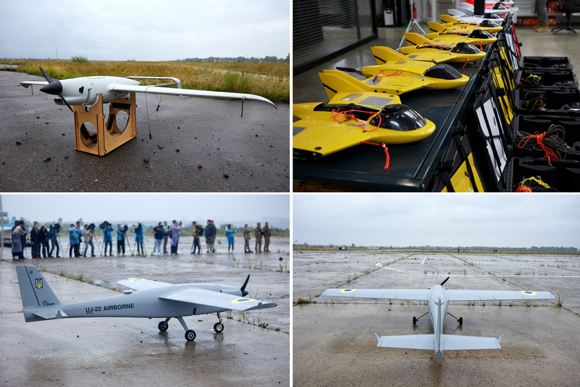 Las AFU reciben los drones ucranianos ACS-3, SKIF y UJ-22 Airborne