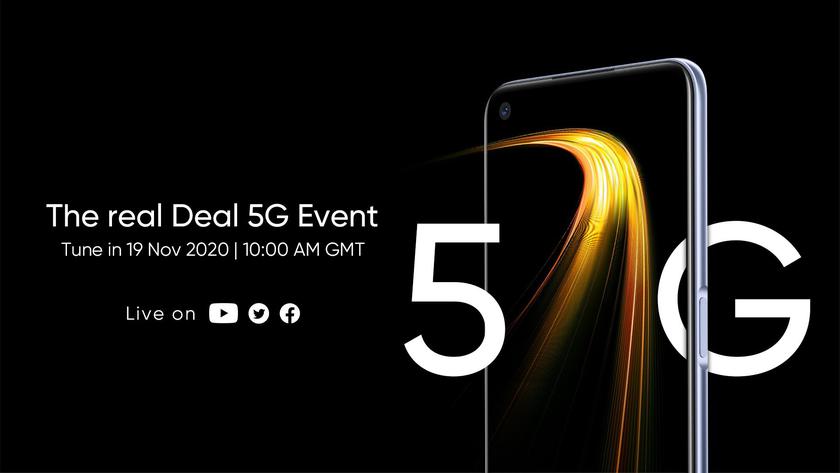 Официально: Realme 7 5G дебютирует в Европе 19 ноября