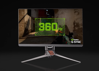 Найшвидший у світі: NVIDIA та Asus презентували монітор ROG Swift 360 із частотою оновлення 360 Гц