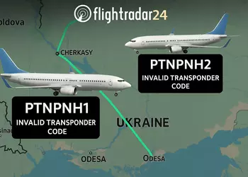 В небе над Украиной летают гражданские самолеты с оскорбительными для Путина кодами PTNPNH