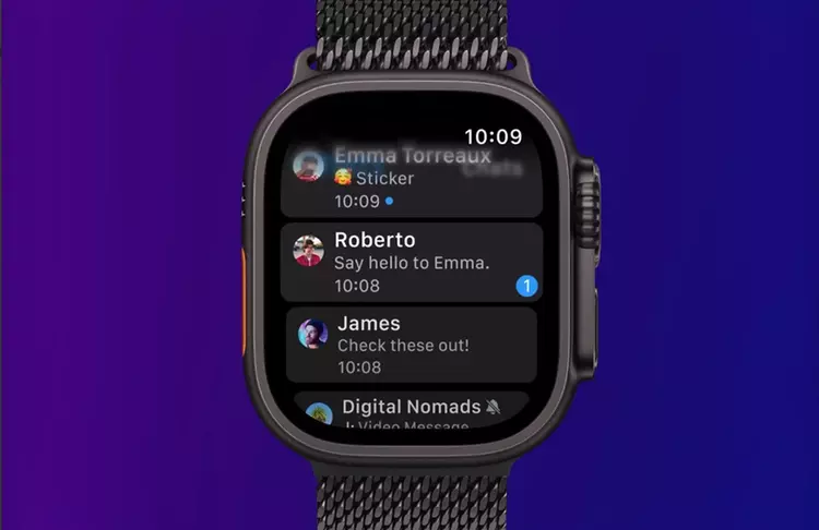 Telegram revient sur Apple Watch avec ...