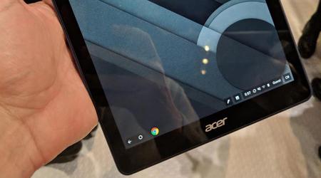 Acer showed the world's first tablet on Chrome OS