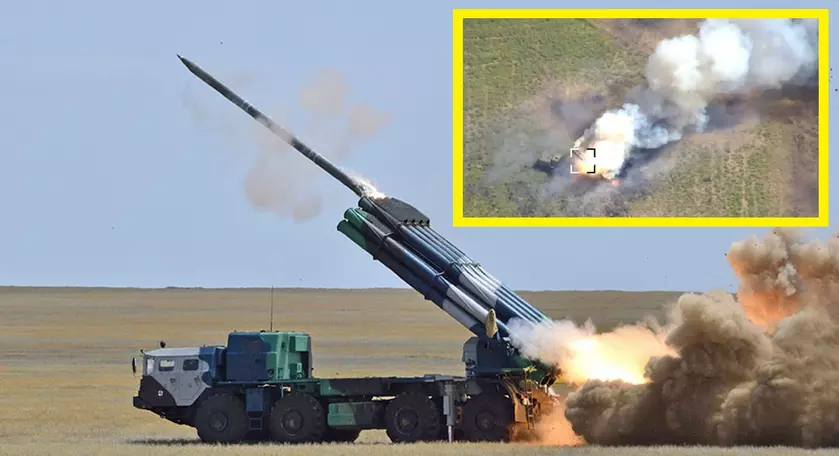 Силы обороны Украины уничтожили очень редкую российскую реактивную систему залпового огня «Смерч» экспортной стоимостью более $12 млн