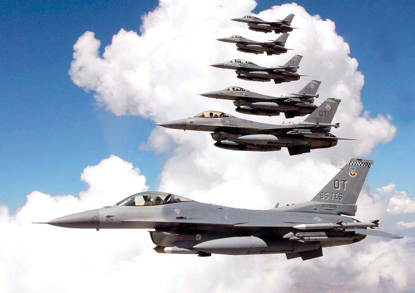 Сколько истребителей F-16 Fighting Falcon получила Украина