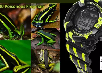 Часы Casio Frogman GW-8200TPF Poison Dart попали в сеть до официального анонса