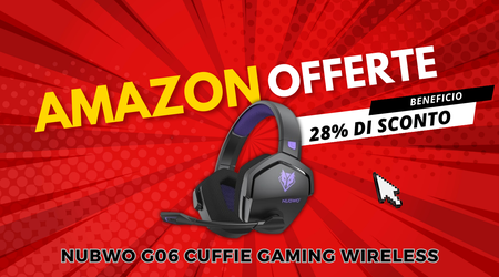 NUBWO G06 Cuffie Gaming Wireless – Ora 15€ di Sconto!