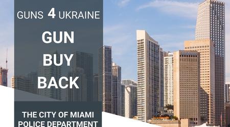 Miami buys guns from locals in order to send them to Ukraine