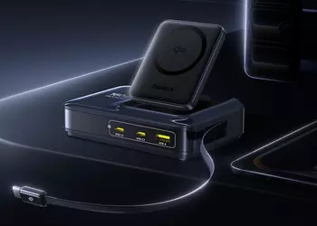 Baseus представила настольные док-станции Nomos II: много портов, до 245 Вт, Qi2 и втягивающиеся кабели