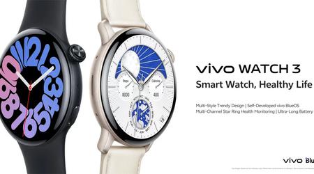 Vivo présente la Vivo Watch 3 avec BlueOS : une montre avec une autonomie de 16 jours