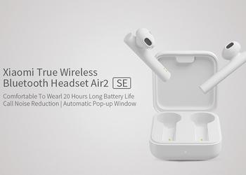 TWS headphones Xiaomi Mi Air 2 SE with battery life up to 20 hours are now on sale on AliExpress for $16