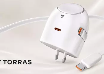Torras Big Eye Pro: Зарядка, которая хочет заменить ваши кабели (и почти не раздражает дизайном)