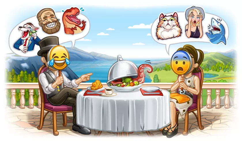 В Telegram теперь можно искать стикеры и отправлять сразу несколько фотографий