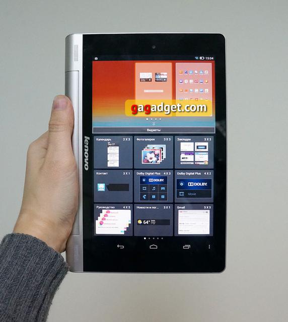 Обзор Lenovo Yoga Tablet 8, планшета необычной конструкции: король эргономики -8