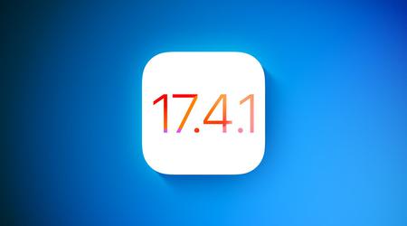 Apple a publié la mise à jour iOS 17.4.1 pour les utilisateurs d'iPhone.
