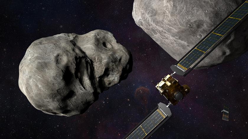 Należąca do NASA sonda kamikaze DART strąciła z asteroidy nawet 10 tys. ton gruzu