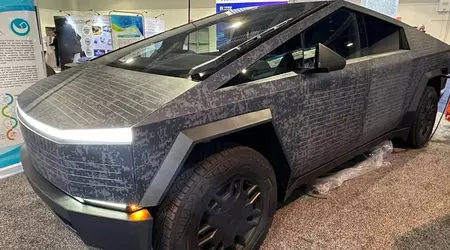 "Wrap" for $10,000: Tesla Cybertruck covered in solar panels that power the on-board battery